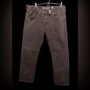 Guess brown jeans size 36x32